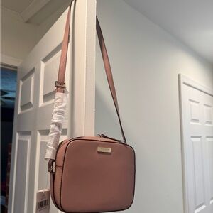 Kate Spade Pink Crossbody Bag Structured Design